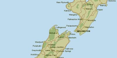 뉴질랜드 전체 맵